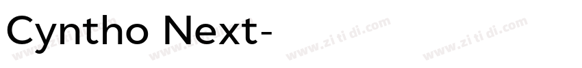 Cyntho Next字体转换 Cyntho Next字体转换